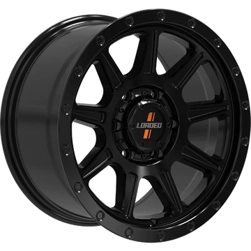 Loaded Gunbarrel Wheels in Satin Black